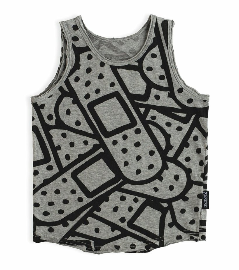 Girls NUNUNU Tops | Bandaid Tank Top Heather Grey