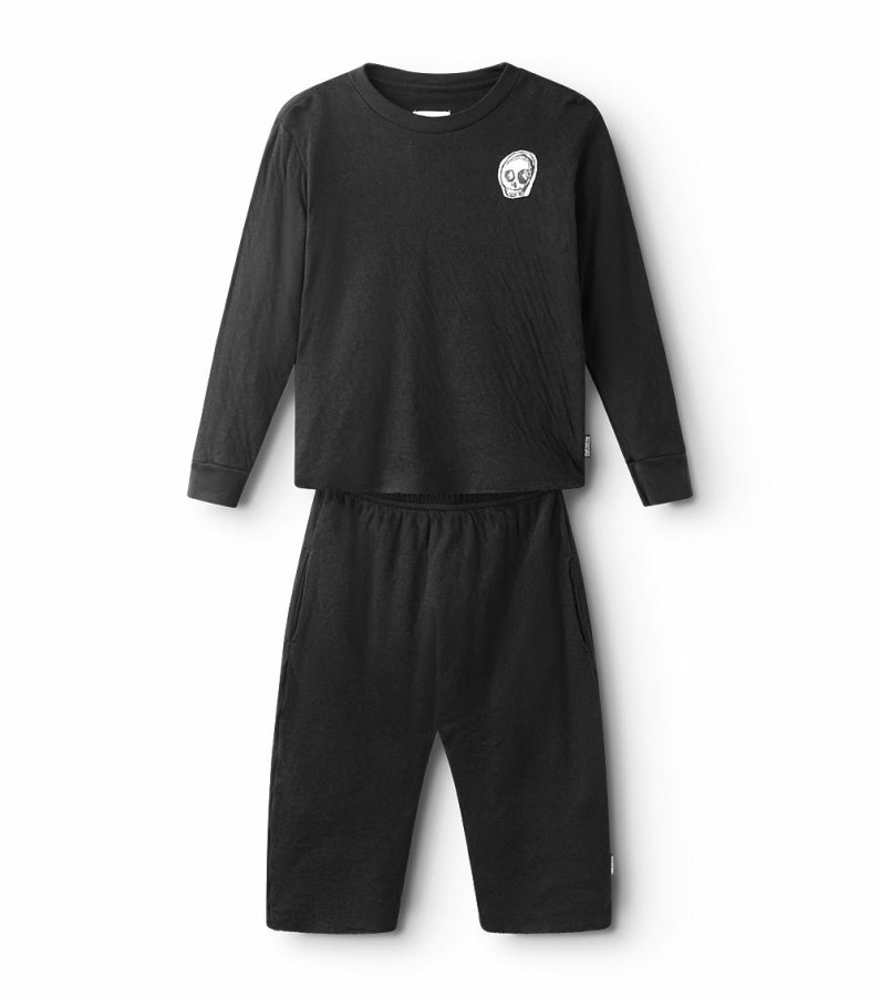 Girls NUNUNU Loungewear | Soft Lounge Set Black